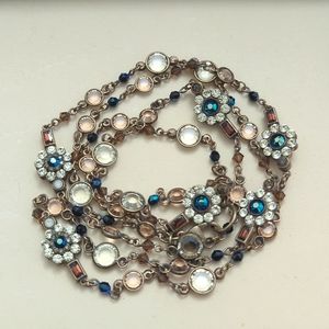 COPY - *FREE SHIP* Long Sorrelli Floral Crystal Necklace